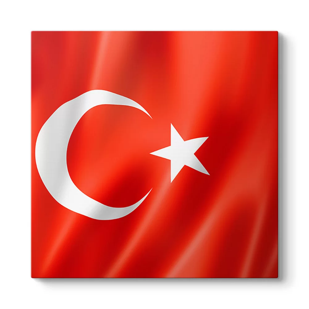 Türk Bayrağı Tablosu - Model 3